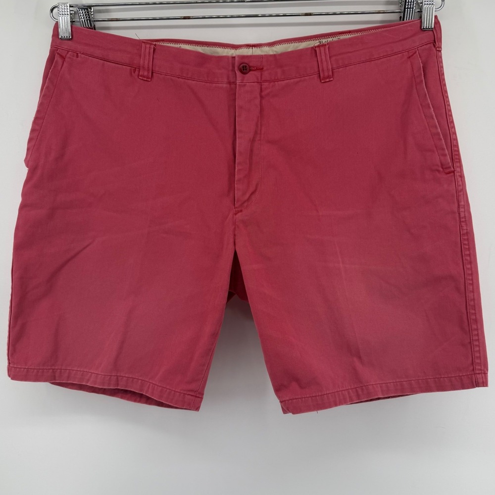 Ralph Lauren Chino Shorts Mens 42 Nantucket Red Excellent Embroidered Flag Logo